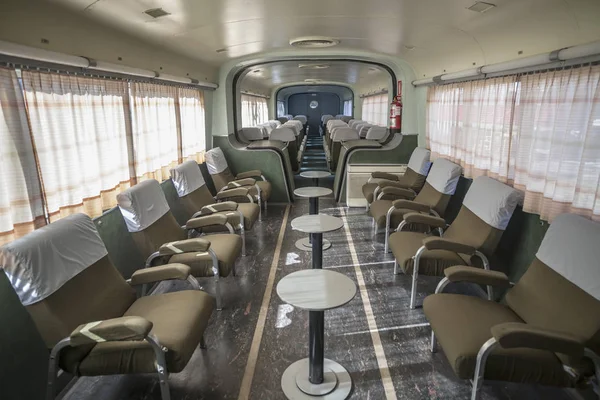  Demiryolu Müzesi ben la Geltru, il Barselona Vilanova eğitiyor. İspanya.