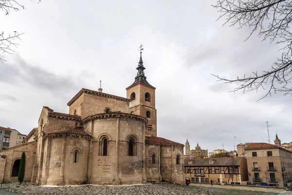 Iglesia Iglesia San Millan Estilo Románico Segovia Castilla León España —  Fotos de Stock