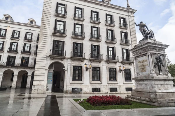 Praça Vista Rua Plaza Porticada Santander Espanha — Fotografia de Stock