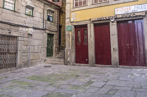 Antigua Calle Centro Histórico Porto Portugal — Foto de Stock