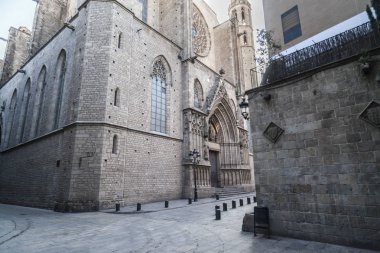 Dini yapı, Santa Maria del Mar Barcelona.Spain El Born Mahallesi.