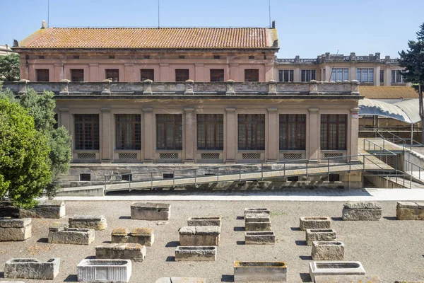 Antiga Necrópole Romana Área Funerária Tarragona Espanha — Fotografia de Stock