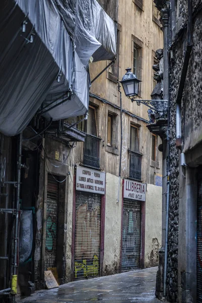 Eski sokak, Gotik çeyrek Barselona.