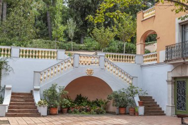 Garden, Park Torre del Sol, Sant Boi de Llobregat, Katalonya, İspanya.