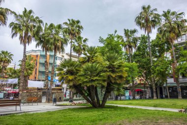 Castelldefels,İspanya- İstasyon meydanı.