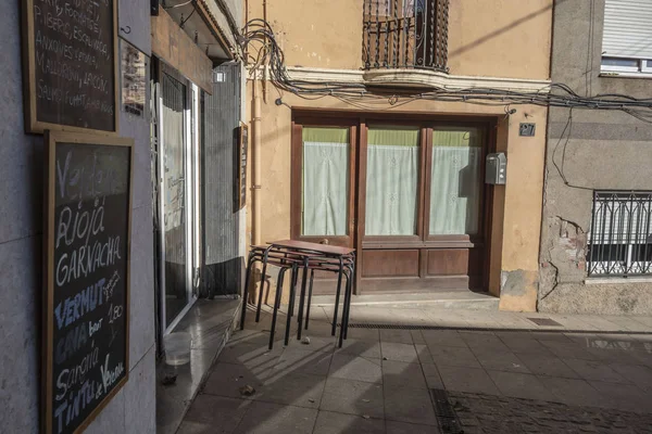 EL PAPIOL, SPAIN- :Street village view. El Papiol, Catalonia, Spain. — Stock Photo, Image