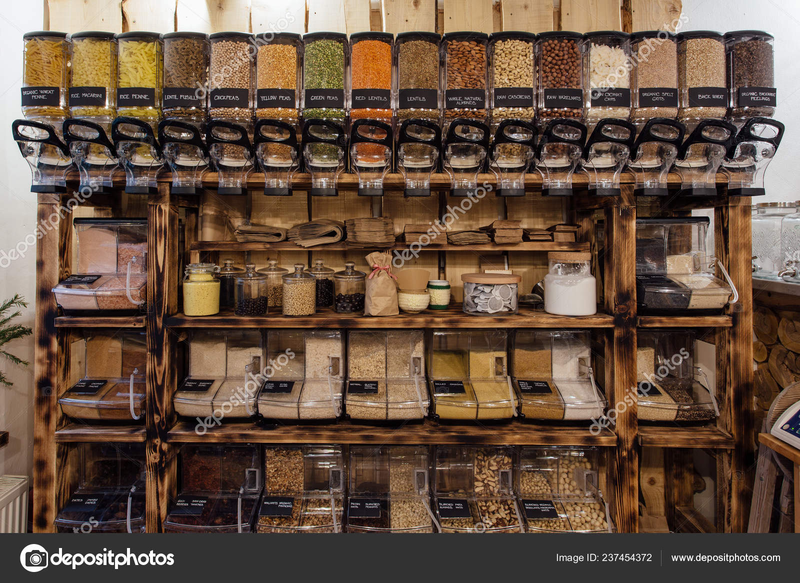 wooden grocery shop