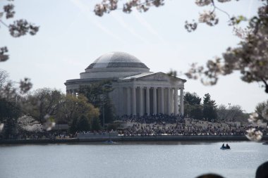 Thomas Jefferson Memorial binası Washington Dc 6 Nisan 2019