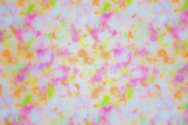 Mozaik soyut çizim. Dokulu renkli arka plan. Çok renkli desen.