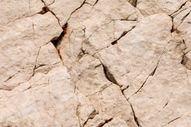 Doğal çatlaklar ve toprak gölgeli organik taş dokular jeolojik araştırmalar, kaya ve mineral gösterimleri ve doğa temalı arka planlar için uygundur..