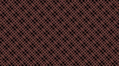 Kahverengi bir arka planda basit ama zarif bir şekilde tekrarlanan koyu geometrik Rhombuslar ve çizgiler modern arkaplan ve baskılar için şebeke benzeri bir doku yaratıyor..