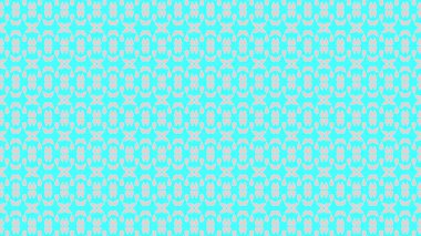 Katı bir turkuaz arka planda yumuşak pembe renkli, canlı ve tekrarlayan geometrik şekiller modern bir arka plan veya tekstil tasarımı için mükemmel..