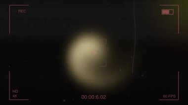 Camcorder VHS Recording Overlay Background Effect With Static Noise. Glitch Ending to an Old Analog VHS Videotape on Video camera recorder screen overlay