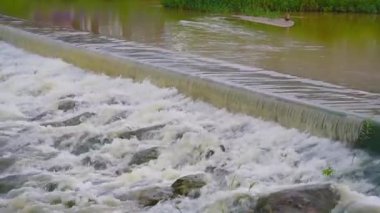 Şiddetli yağmur ve selden sonra. Yüksek kalite 4k görüntü