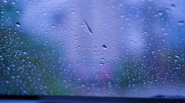 Arabadan, yağmurdan, Güney Kore 'den, 2025. Yüksek kalite 4k görüntü