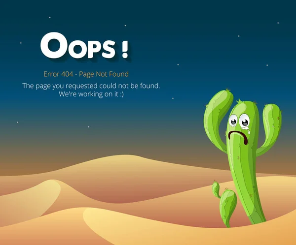 Errore 404 Progettazione Vettoriale Del Layout Pagina Sito Web 404 Illustrazione Stock