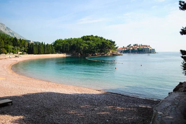 View Beautiful Beaches Montenegro Daytime — Stock Photo, Image