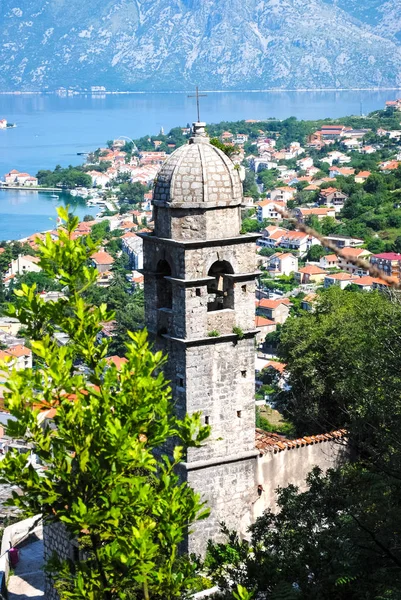 Utsiktskirke Montenegro Dagtid – stockfoto