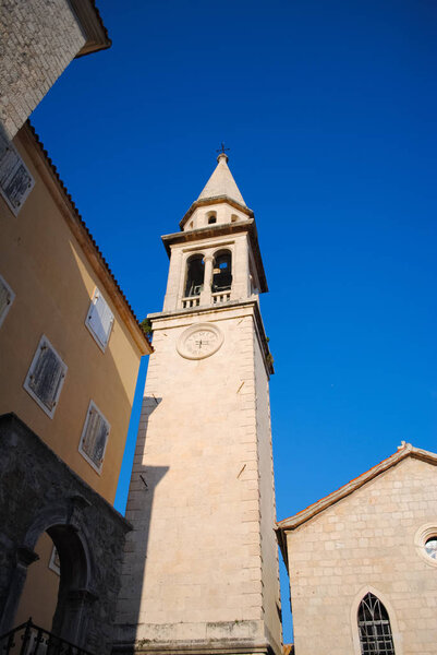 view church in Montenegro at daytime