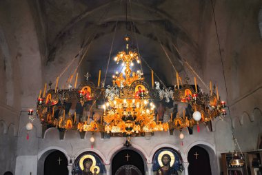 Karadağ, Scepan alan - 06 Haziran 2013: küçük yerel kilise içinde 