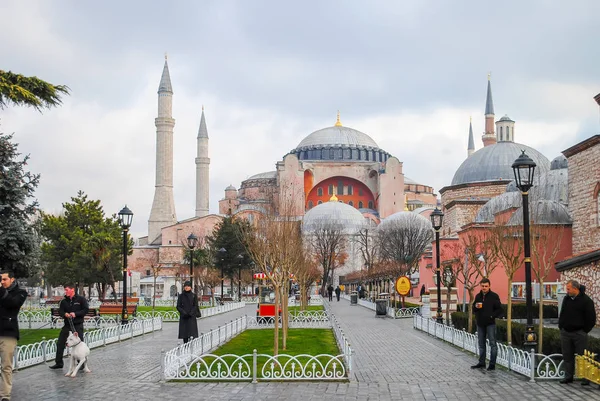 Istanbul Aya Sophia Camii Ocak 2013 Aya Sofya Camii Noel — Stok fotoğraf