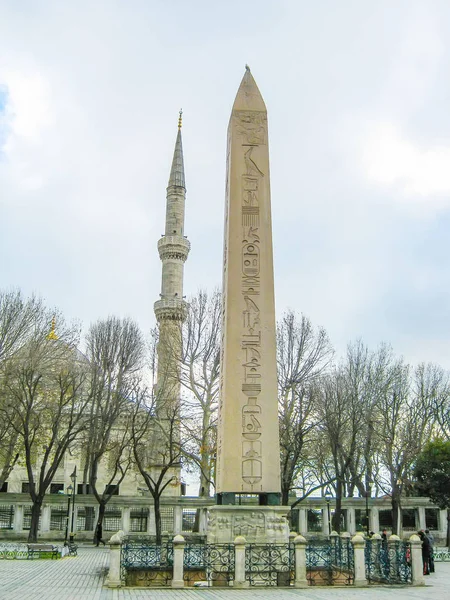 Columna Egipcia Plaza Estambul — Foto de Stock