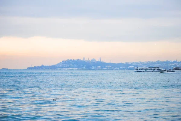 Schöne Aussicht Auf Den Bosporus Der Türkei — Stockfoto