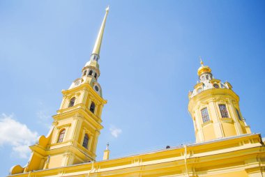 pitoresk kilise Peter ve Paul Fortress St Petersburg 