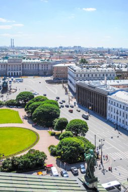 Panoramik St. Isaac's Katedrali, St Petersburg, Rusya