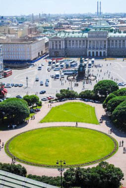 Panoramik St. Isaac's Katedrali, St Petersburg, Rusya