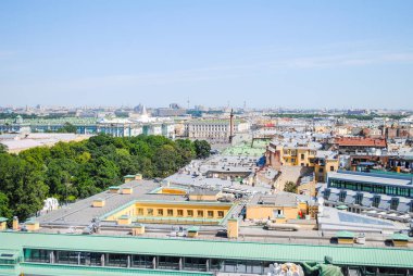 Panoramik St. Isaac's Katedrali, St Petersburg, Rusya