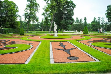 Rusya, St. Petersburg - 23 Haziran 2013: restorasyon sonrası açılmış görünümü yılları Selo park.