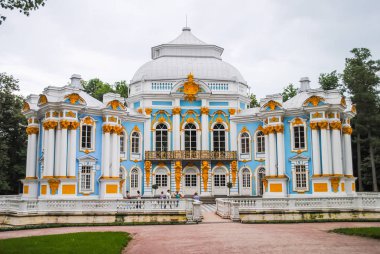 Dış detayları, Sarayı, Tsarskoye Selo, St. Petersburg, Rusya