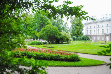 Rusya, St. Petersburg - 23 Haziran 2013: restorasyon sonrası açılmış görünümü yılları Selo park.