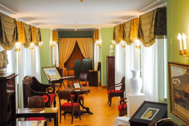 St. Petersburg, Rusya - 22 Haziran 2013: iç lise, A. Pushkin dilbilgisi okulda okudu