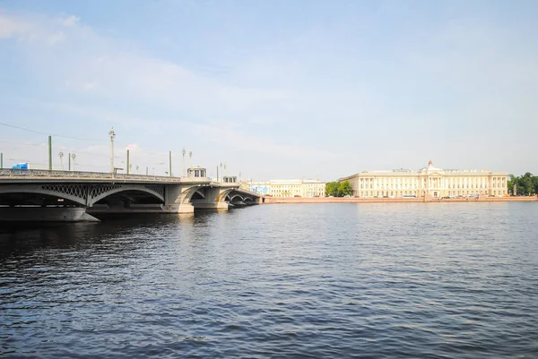Embankment Petersburg Neva River — Stock Photo, Image