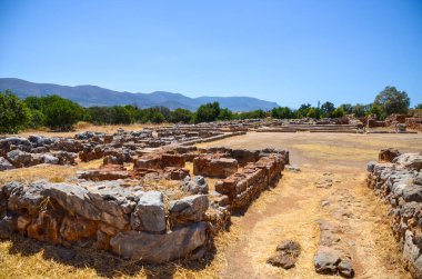 Crete yürütülen kazılar Mali Palace