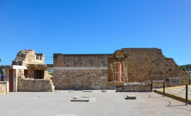 Knossos Sarayı ve Minotaur Müzesi, Crete, Yunanistan