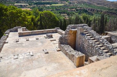 Knossos Sarayı ve Minotaur Müzesi, Crete, Yunanistan