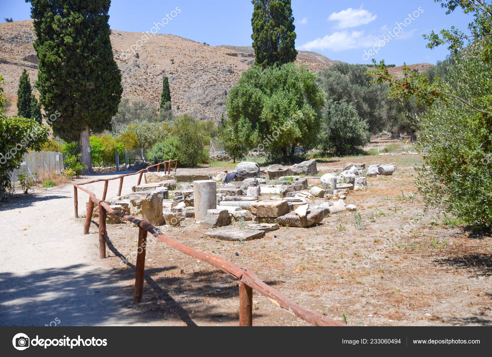 Ancient City Gortyna Crete Greece — Stock Photo © master78 233060494