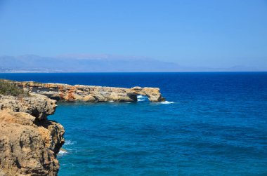 mavi deniz kayalık sahil Toplantı