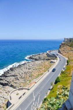 fortress on shore of sea at daytime