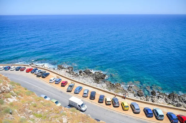 Rethymnon plajda otopark