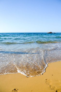 Ayak üzerinde kum Crete, Yunanistan
