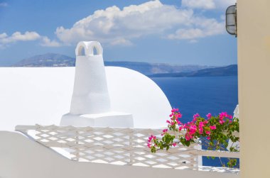Santorini'de bina baca