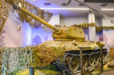 Belarus, Minsk - 09 Nisan 2015: Belarusça Devlet Müzesi Büyük Vatanseverlik Savaşı