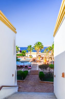 Mısır, Sharm El Sheikh - 05 Haziran, 2015: yeni modern otelin dış