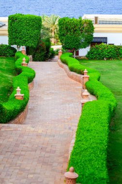 Mısır, Sharm El Sheikh - 05 Haziran, 2015: yeni modern otelin dış