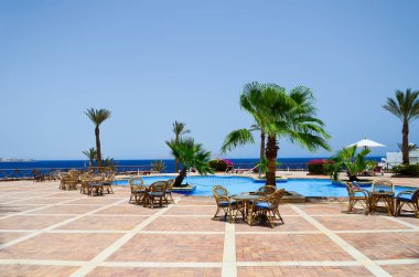 Mısır, Sharm El Sheikh - 05 Haziran, 2015: yeni modern otelin dış