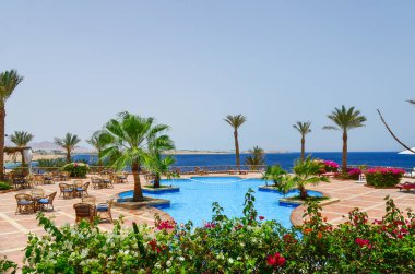 Mısır, Sharm El Sheikh - 05 Haziran, 2015: yeni modern otelin dış